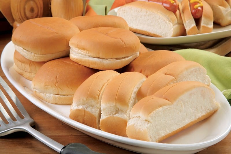 Hot Dog and Ham Burger Buns Food Picture