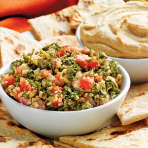 Hummus and Tabouli Food Picture