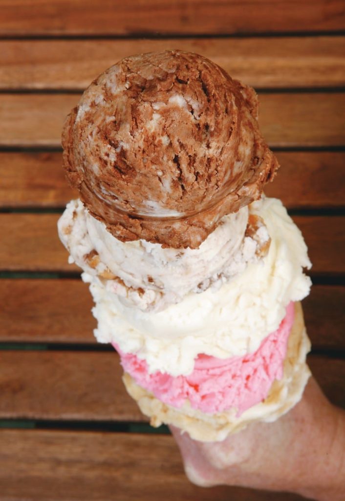 Mega Ice Cream Cone, Up Close Food Picture