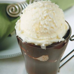 Ice Cream Soda in Clear Glass Food Picture