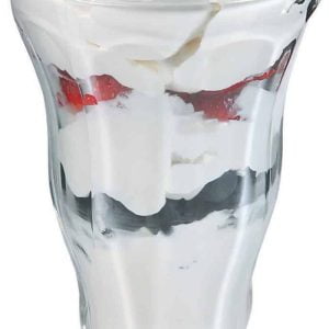 Ice Cream Sundae with Whipped Cream and Cherry Food Picture