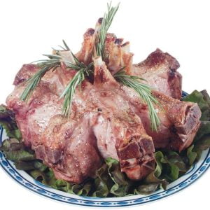 Cooked Lamb Crown Roast Food Picture