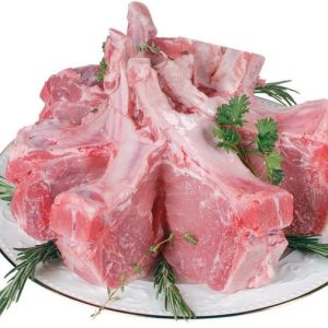Raw Lamb Crown Roast Food Picture