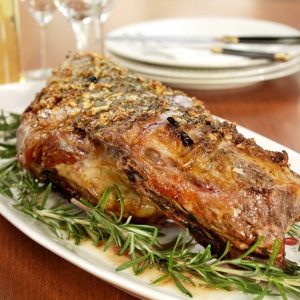 Whole Leg of Lamb with Rosemary Food Picture