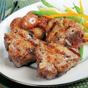 Lamb Loin Chop with Grill Marks Food Picture