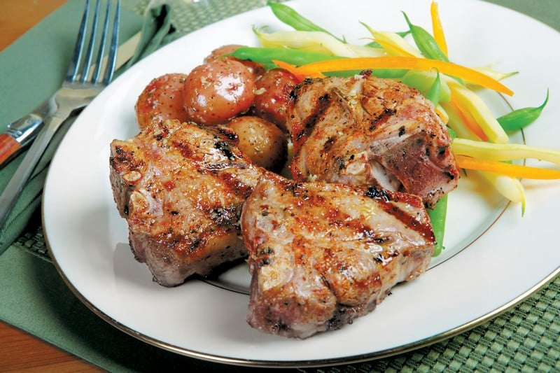 Lamb Loin Chop with Grill Marks Food Picture
