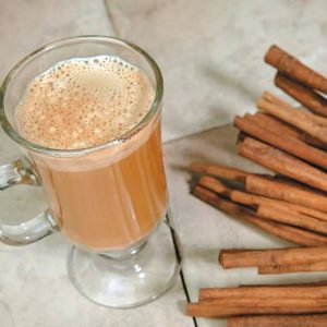 Latte with Cinnamon Food Picture