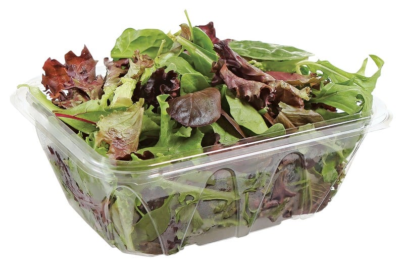 Lettuce in Clam Shell Container Food Picture
