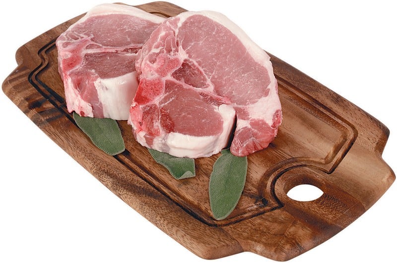 Raw Pork Loin Chops Food Picture