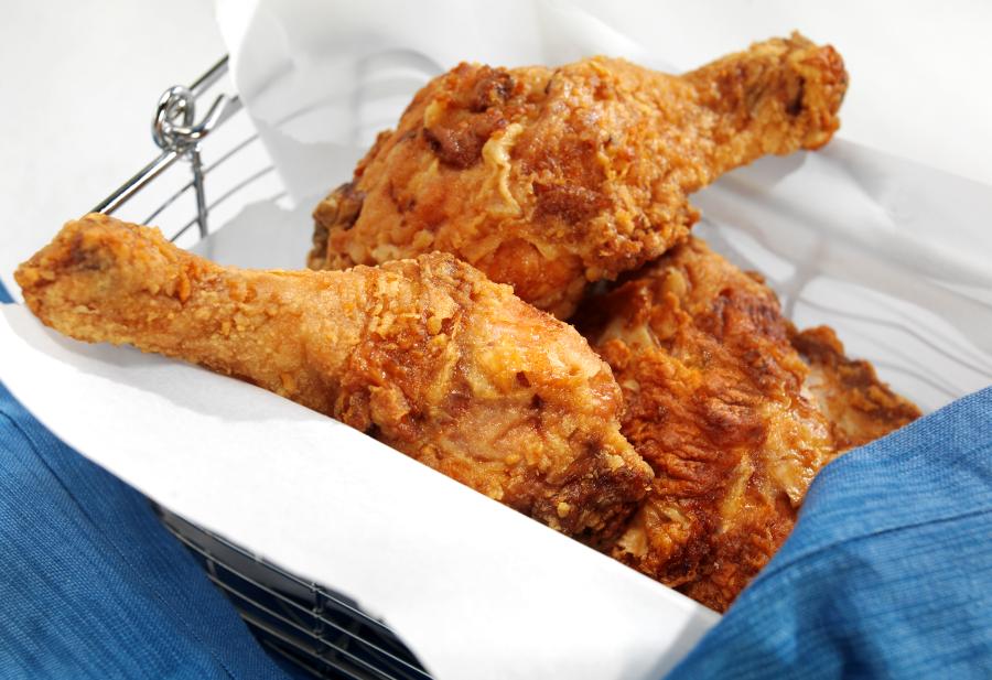 Basket of Mixed Fried Chicken Food Picture