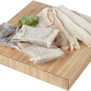 Dried Mexican Fish on Wooden Board Food Picture