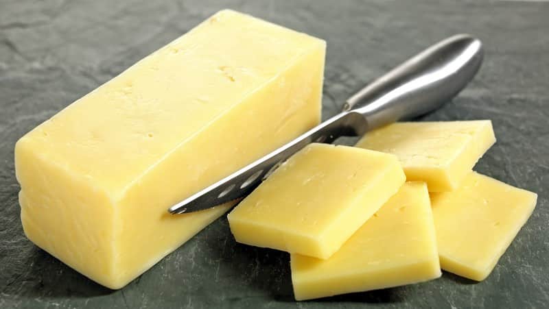 Block of Vermont Fresh Mild Cheddar Cheese Food Picture