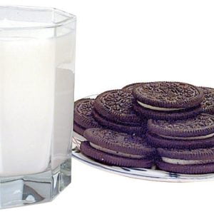 Milk and Oreo Cookies Food Picture