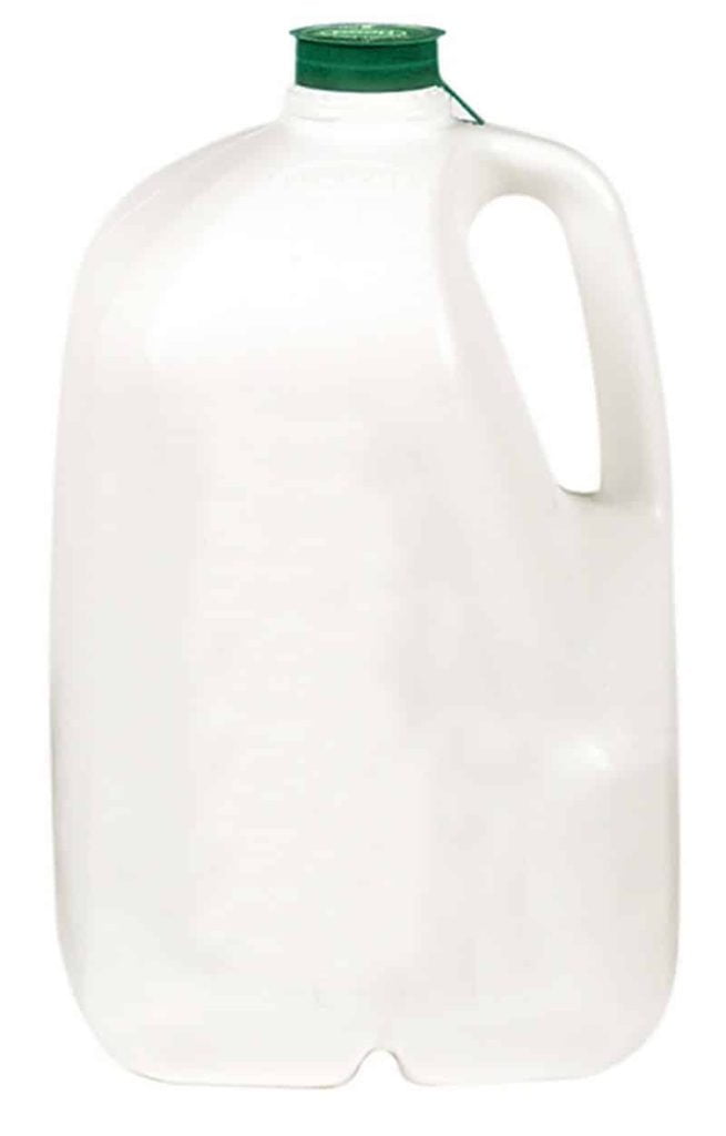 Gallon of Generic Milk with Green Cap Food Picture