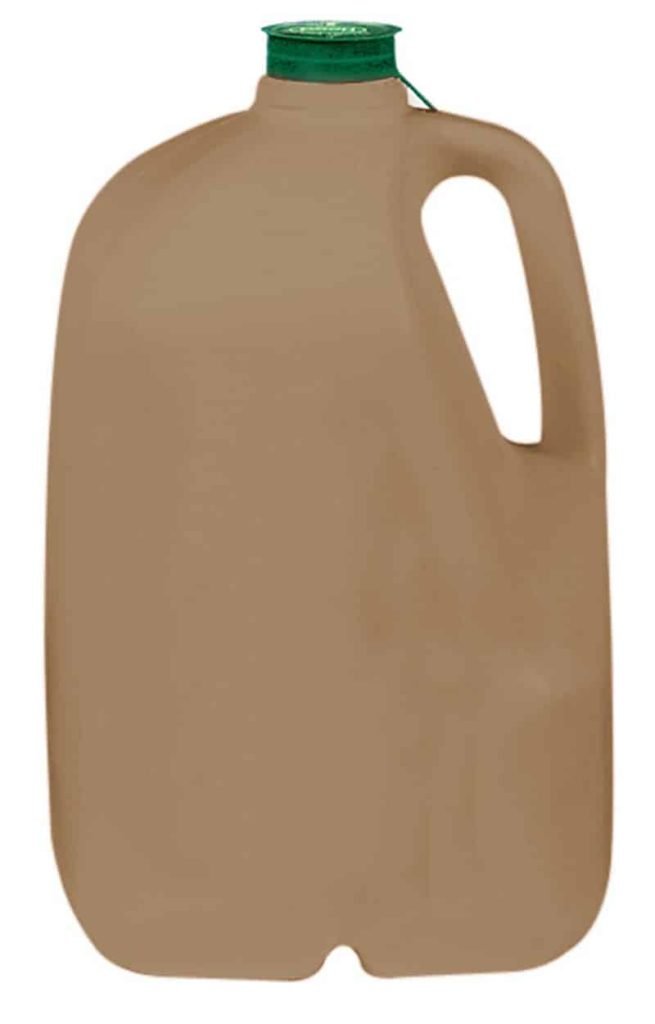 Generic Gallon of Chocolate Milk with Green Cap Food Picture