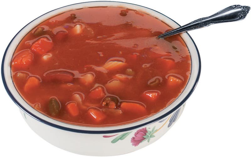Minestrone Soup in Bowl Food Picture