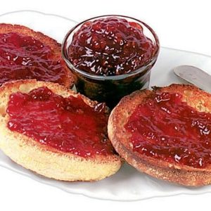 English Muffin with Jelly Food Picture