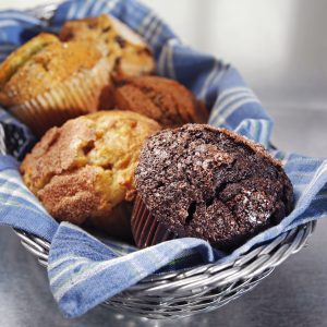 Basket of Assorted Muffins Food Picture