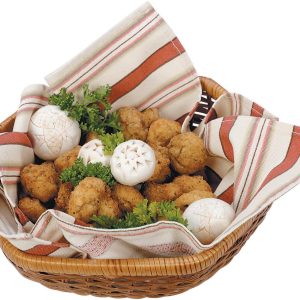 Fried Mushrooms in Basket Food Picture