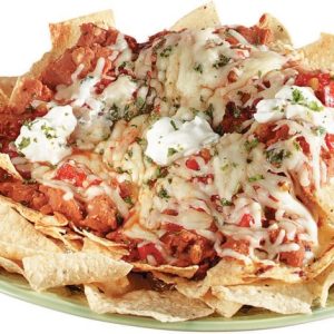 Nachos with Refried Beans Food Picture