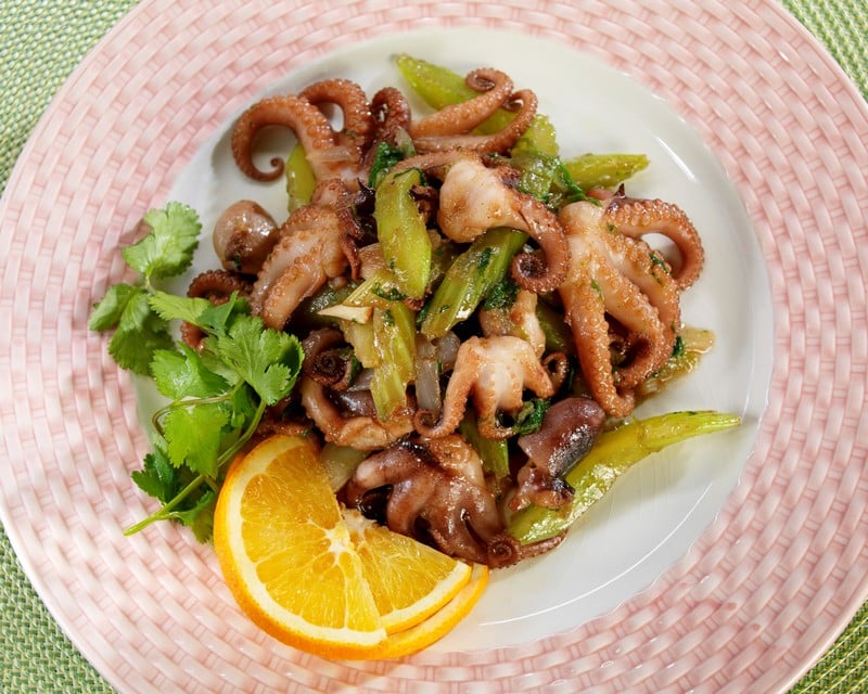 Cooked Octopus Food Picture