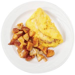 Omelette and Potatoes Food Picture