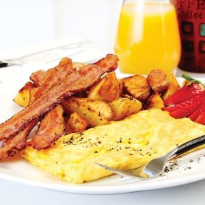 Omelette, Bacon and HomeFries Food Picture