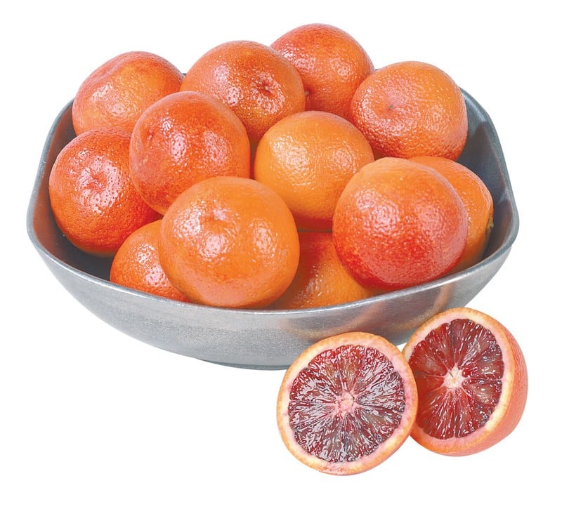 Large Bowl of Blood Oranges Food Picture
