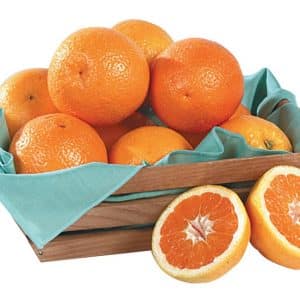Fresh Navel Oranges in Box Food Picture