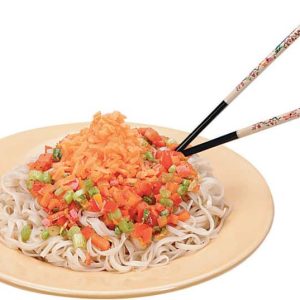 Oriental Salad on Plate Food Picture