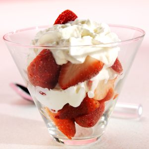 Strawberry Parfait in Glass Food Picture