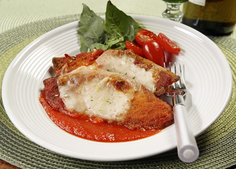 Chicken Parmigiana with Mozzarella Cheese Food Picture