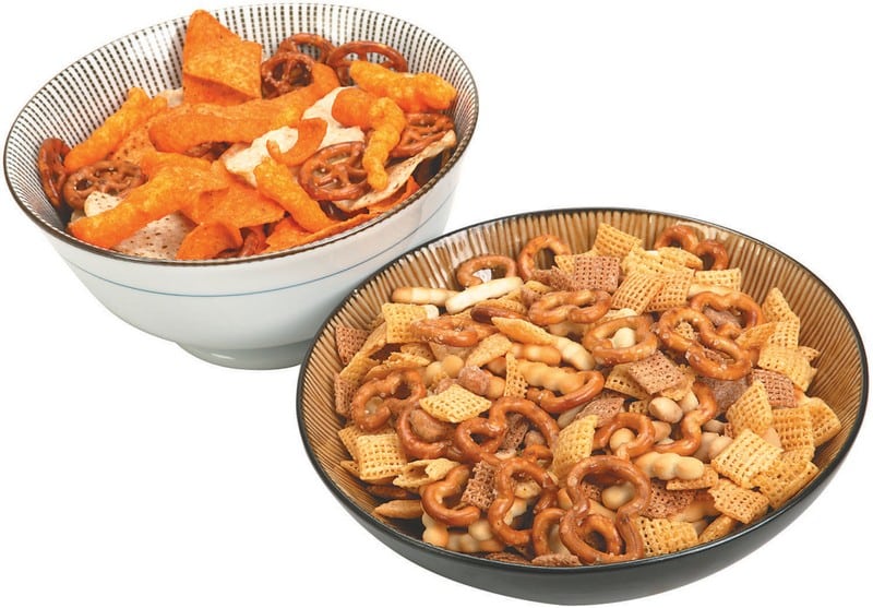 Party Mix in Bowls Food Picture