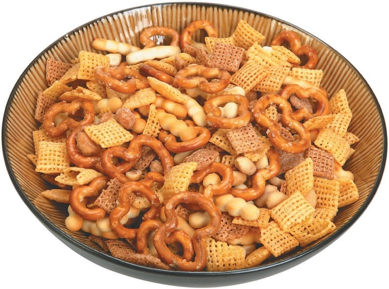 Party Mix in a Bowl Food Picture