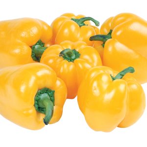Yellow Peppers Isolated Food Picture