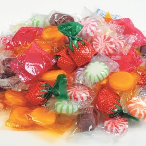 Pile of Hard Candy Isolated Food Picture