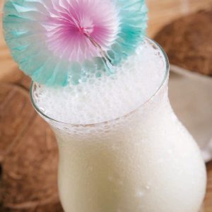 A Glass of Pina Colada with Water Drops on the Glass Food Picture