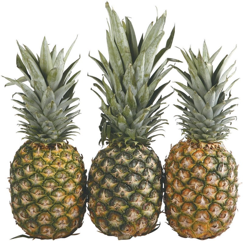 Three Whole Pineapples Food Picture