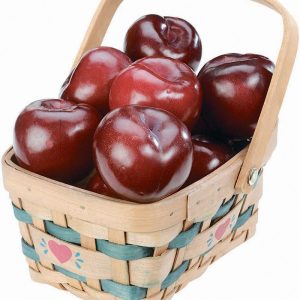 Plums in a Basket Food Picture