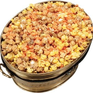 Assorted Popcorn in a Metal Bucket Food Picture