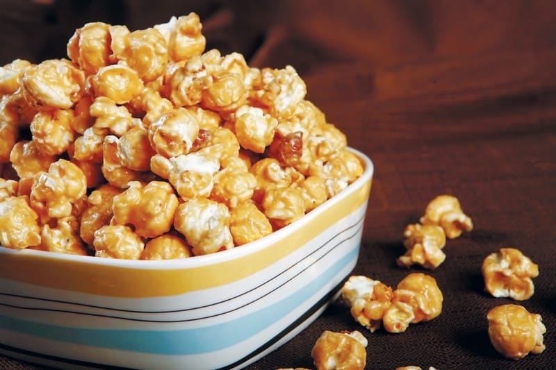 Caramel Peanut Popcorn Food Picture