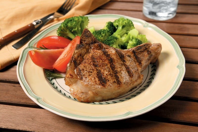 Pork Chops with Broccoli Food Picture