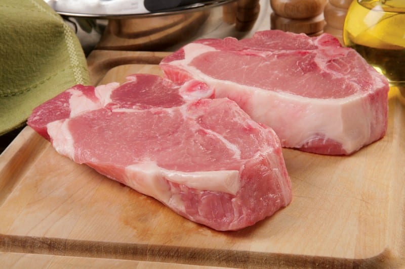 Raw Pork Chops Food Picture