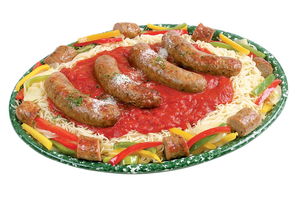Fresh Cooked Sweet Italian Pork Sausage Food Picture