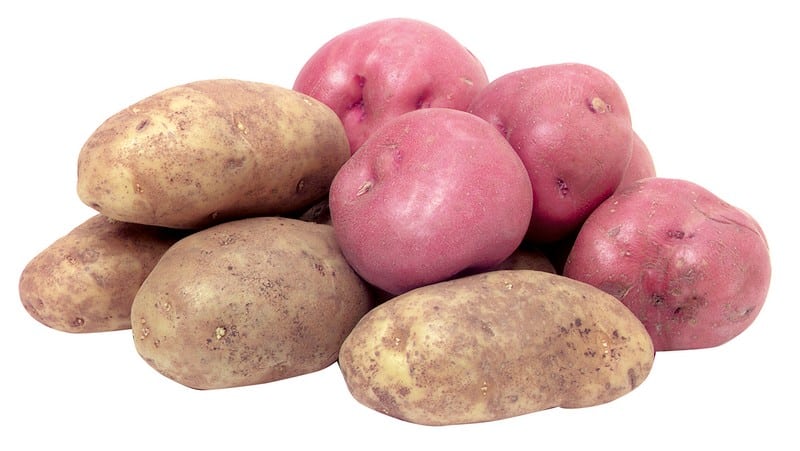 Assorted Potatoes Isolated Food Picture