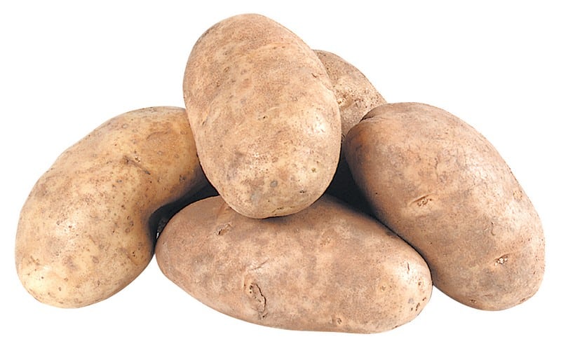 Idaho Potatoes Isolated Food Picture