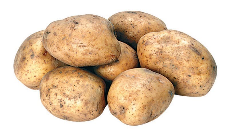 Maine Potatoes Isolated Food Picture