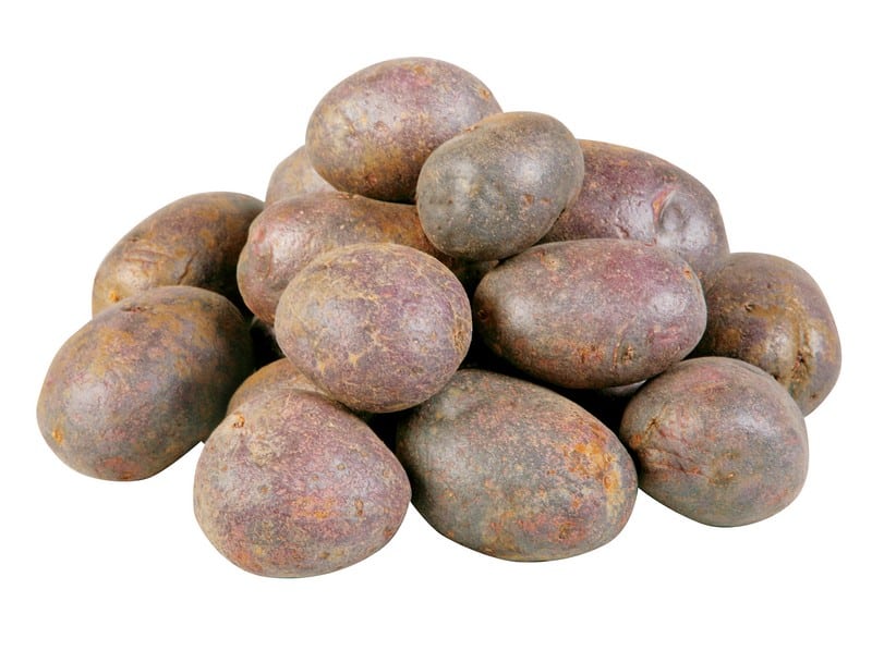 Purple Potatoes Isolated Food Picture