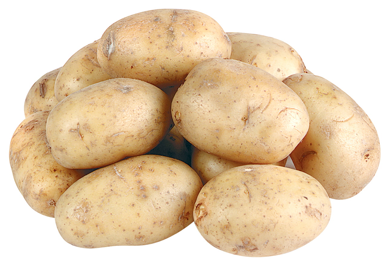 White Potatoes Isolated Food Picture
