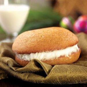 Pumpkin Whoopie Pie on a Cloth Food Picture